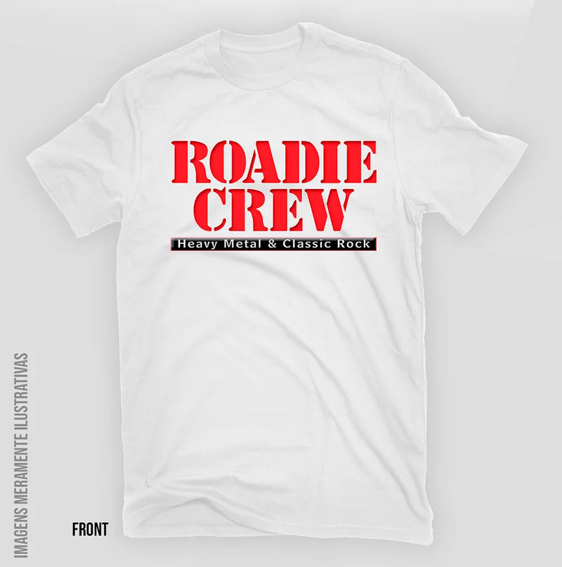 Camiseta Roadie Crew Manga Curta Branca – Oficial